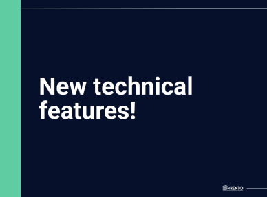 New platform features!
